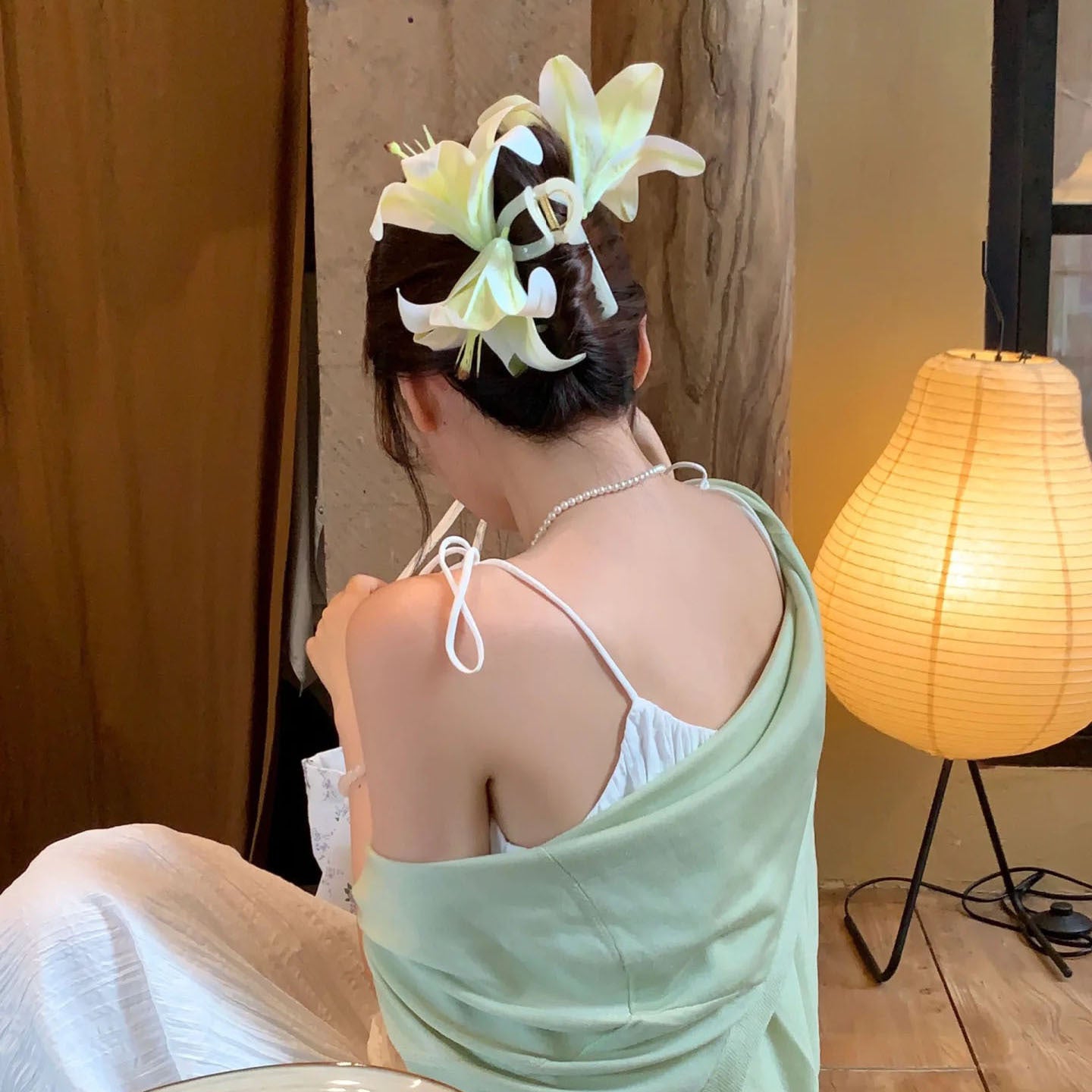 Wholesale 3D Lily Flower Hairpin